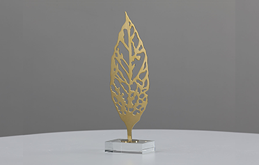 歐式創意金屬葉子工藝擺件F-BJ112